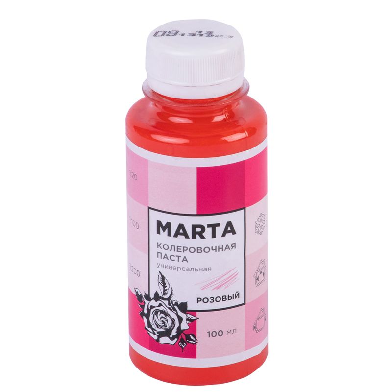 Колер MARTA №9 универсальный розовый, 100 мл