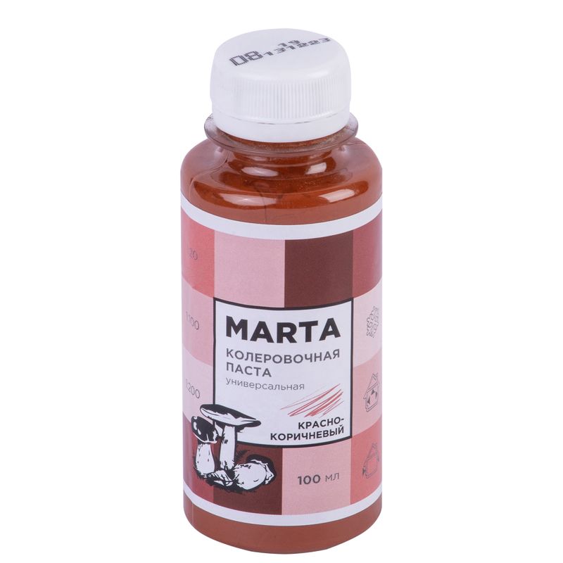 Колер MARTA №8 универсальный красно-коричневый 100 мл