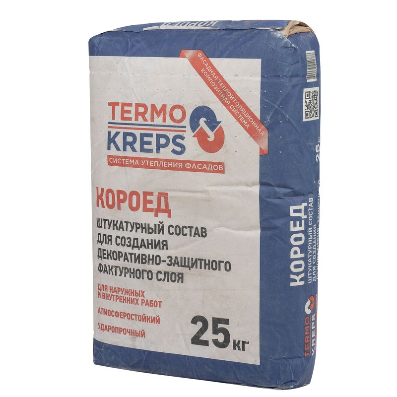 Штукатурка декоративная TermoKreps Короед 2,5 мм, 25 кг