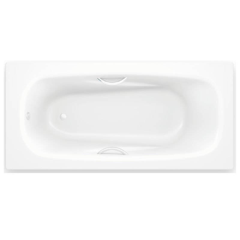 Стальная ванна с отверстиями для ручек BLB UNIVERSAL ANATOMICA 170х75, B75U без ножек