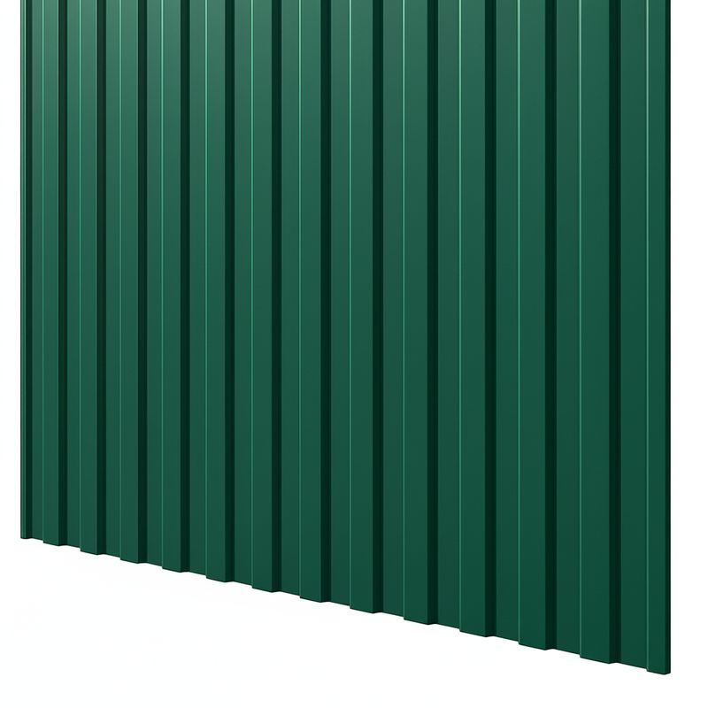 Профнастил С-8 1200х2000 мм 0,45 мм зеленый мох