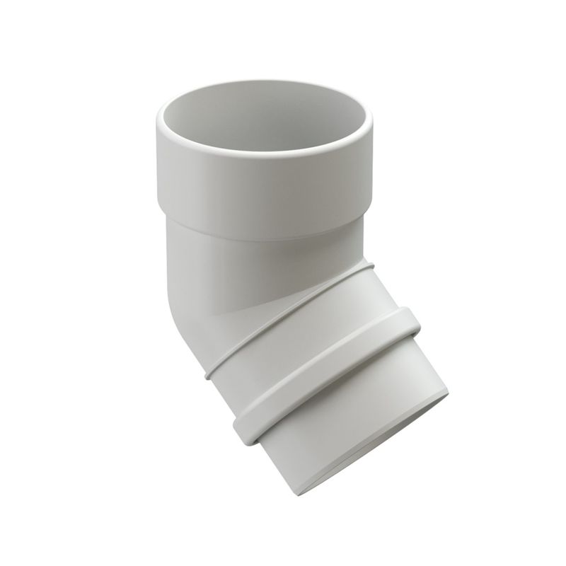 Колено трубы 45˚ Docke Lux пломбир