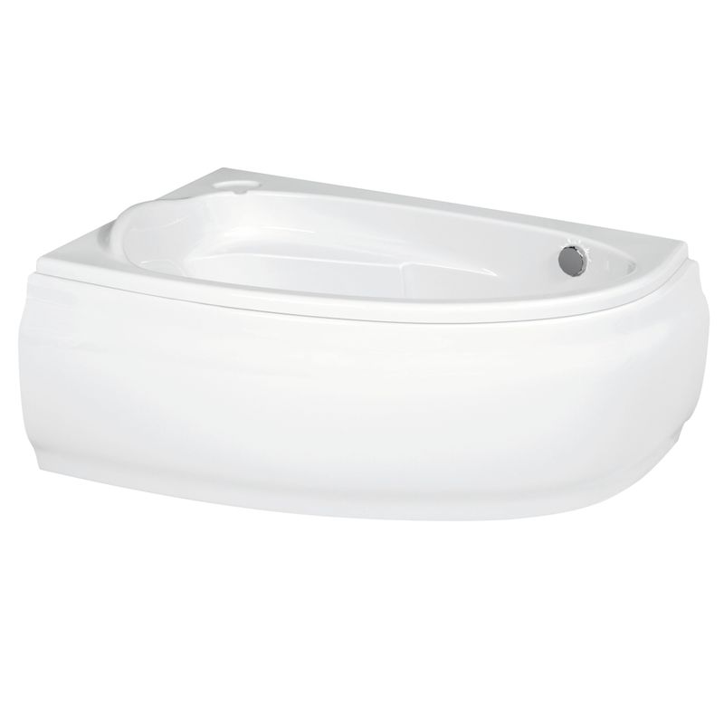 Ванна акриловая Cersanit Joanna 140x90см асимметричная левая