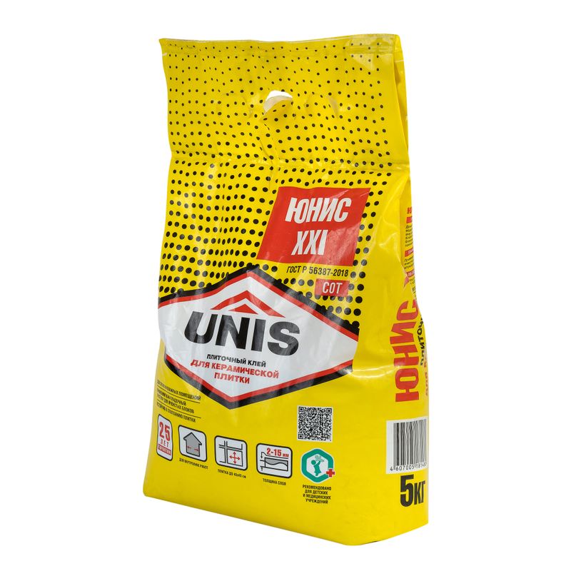 Клей для плитки Unis XXI C0, 5 кг
