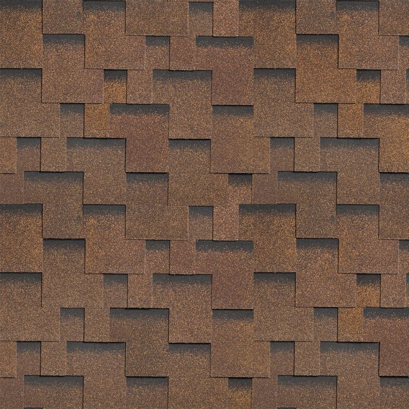 Черепица гибкая ТЕХНОНИКОЛЬ Фокстрот Дуб