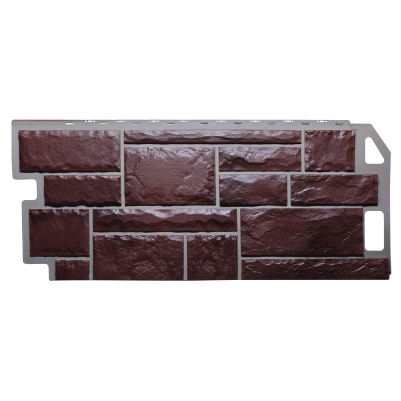 Панель фасадная FineBer Камень коричневый 1137х470 мм