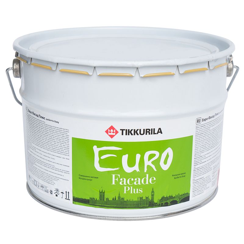 Краска Tikkurila Euro Facade фасадная Plus C 9л