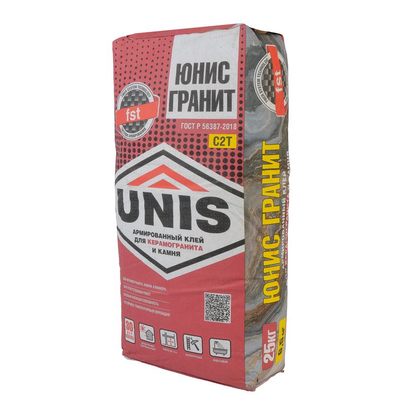 Клей для плитки Unis Гранит C2T 25 кг