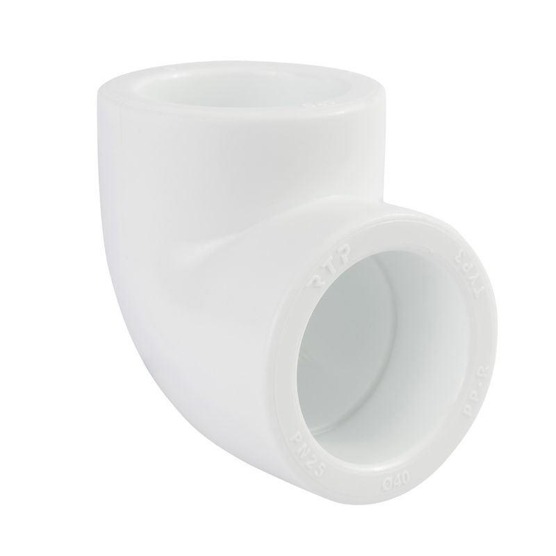 Угольник полипропиленовый 40мм 90° соединительный RTP