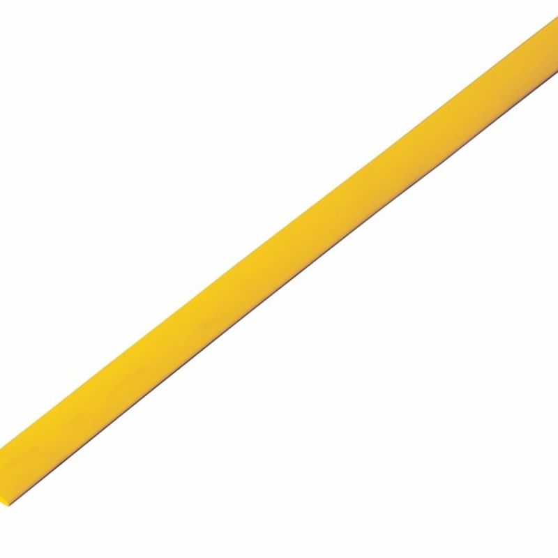 Термоусадка желтая 5,0/2,5 мм 1м REXANT