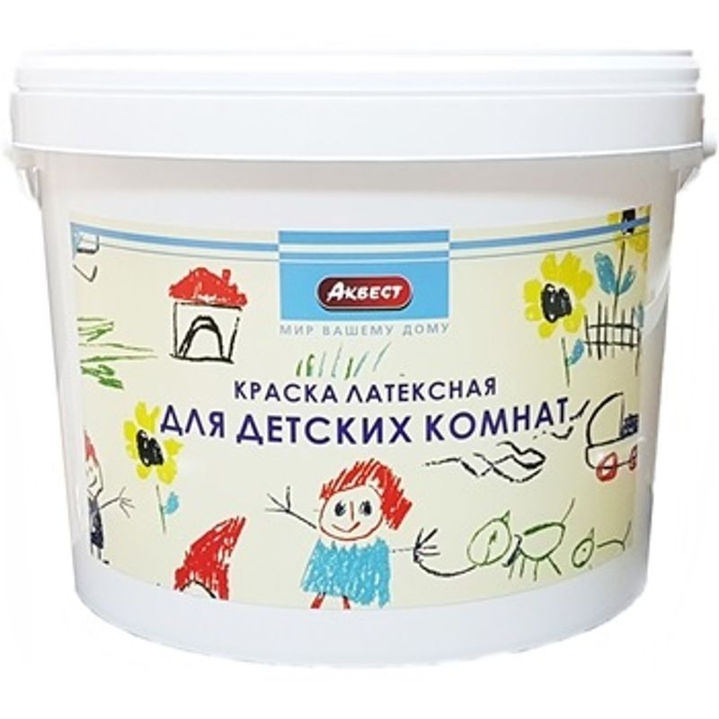 Краска для детских комнат Аквест 22 белая база А 14 кг