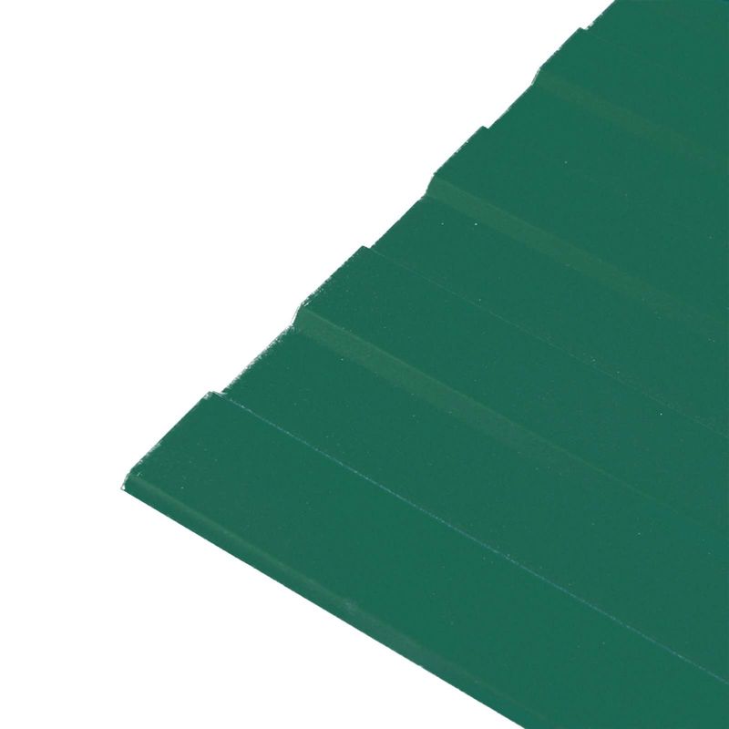 Профнастил полимер СП-20 1100/1150х3000 (ПЭ-6005-0,45мм) зеленый мох