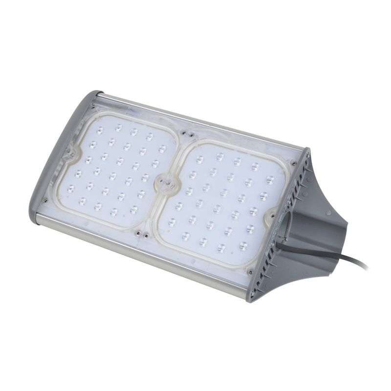 Светильник светодиодный Uniel ULV-R71J-100W/NW IP65 SILVER уличный консольный белый свет (5000K)