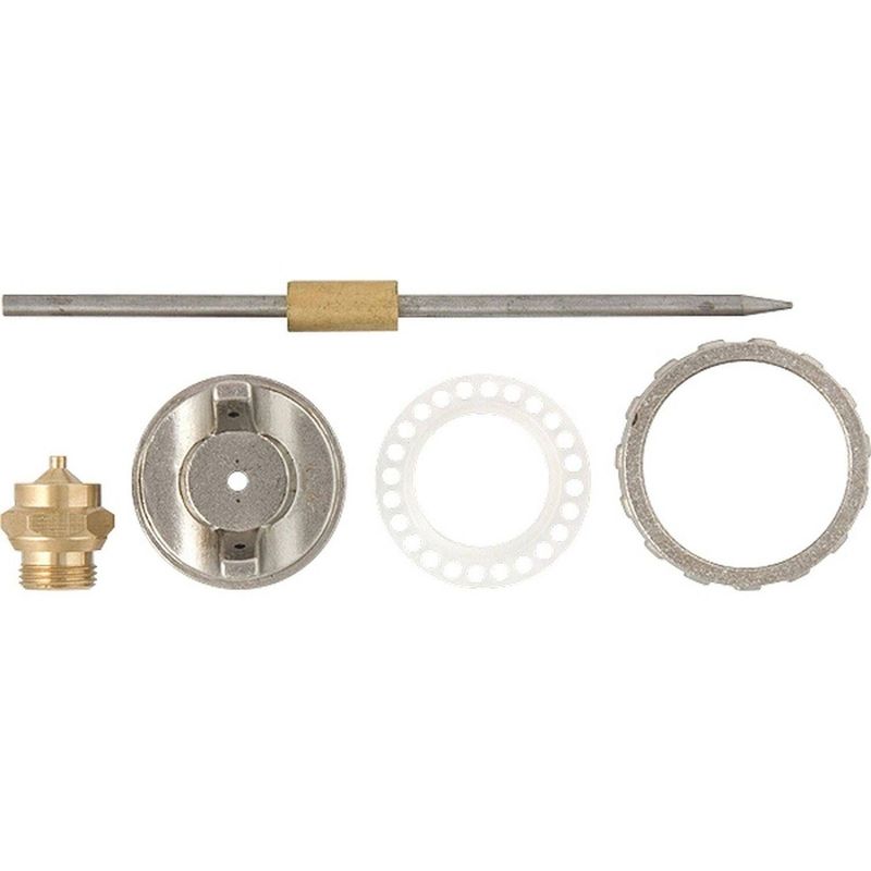 Ремкомплект для краскораспылителей из 4 предметов: сопло 1,5 мм, игла, форсунка, зажим сопла