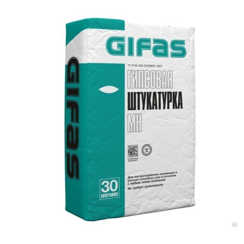 Штукатурка гипсовая Gifas МН 30 кг