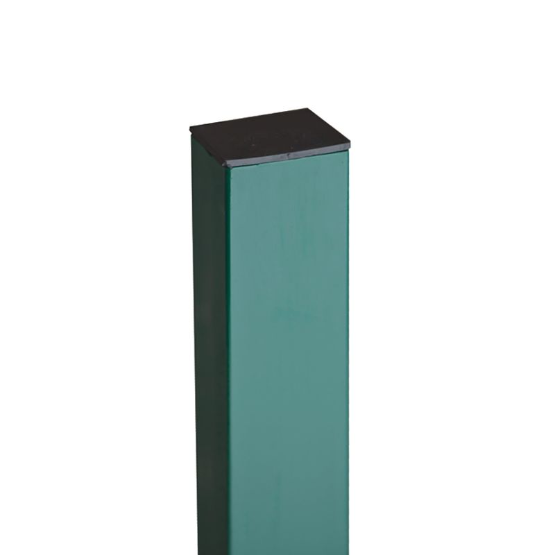 Столб профильный h=3 м, сечение 40х40 мм, ст. 1,5мм, зеленый