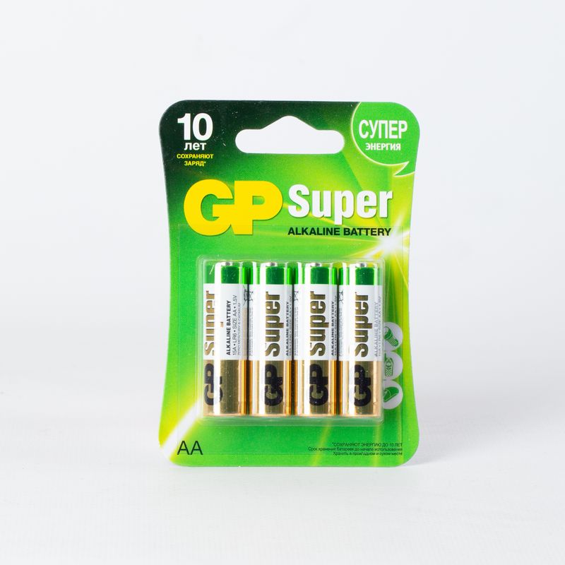 Батарейки алкалиновые GP Super Alkaline 15А АA