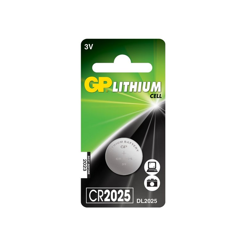 Батарейка литиевая GP Lithium CR2025 - 1 шт в блистере