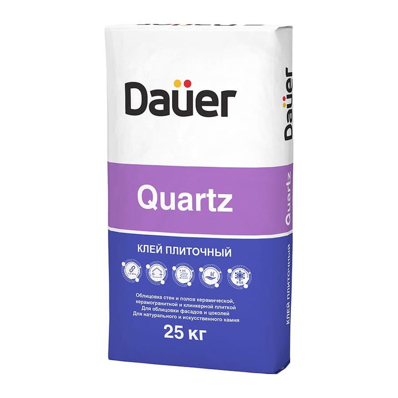 Клей плиточный Dauer "Quartz" 25 кг/меш