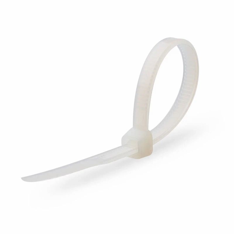 Хомут-стяжка нейлоновый 3х100 мм белый 100 шт Fortisflex