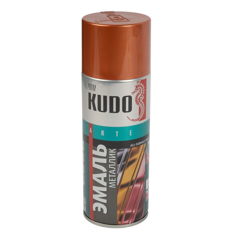 Эмаль аэрозольная Kudo медь глянцевая 0,52л
