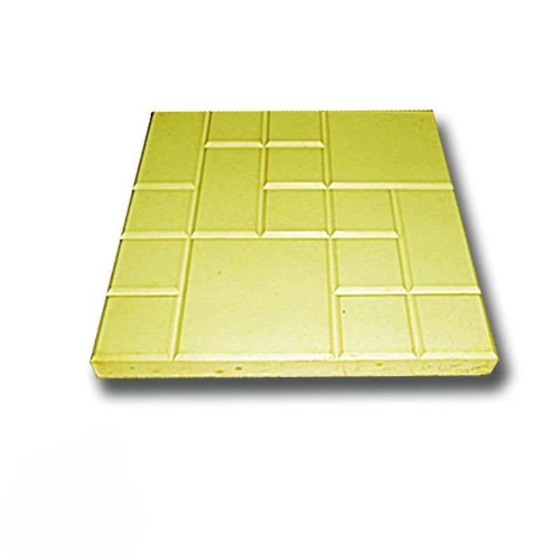 Плитка тротуарная Рваная сетка желтая (250х250х25)