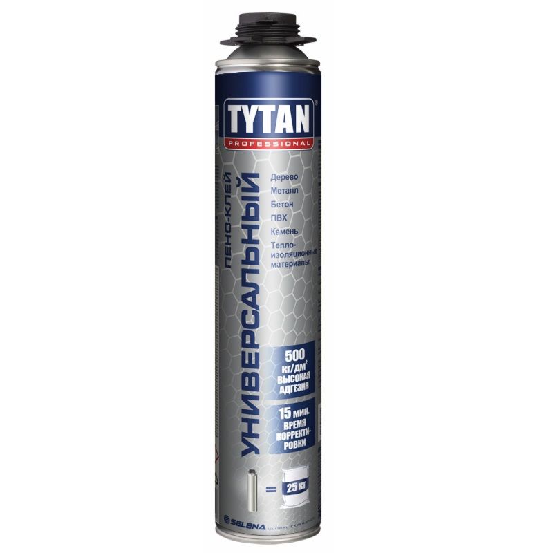 Клей-пена Tytan Professional универсальная, профессиональная, 750мл