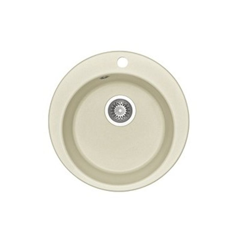 Мойка кухонная Акватон Иверия круглая жемчуг 480х480 мм