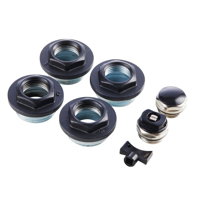 Комплект монтажный Royal Thermo 1”х1/2" черный