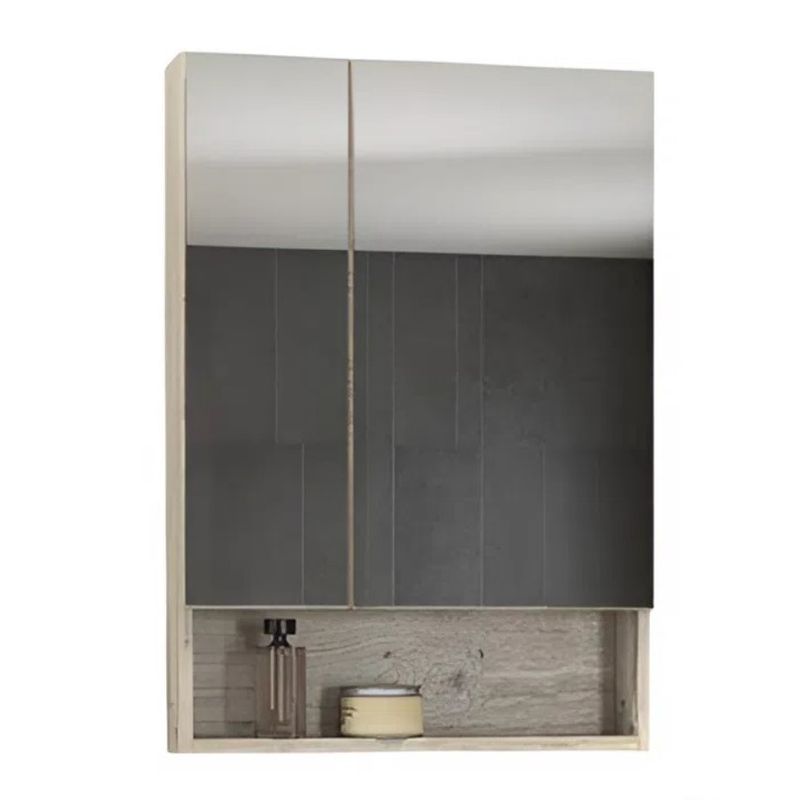 Зеркало шкаф Comforty Парма 60 дуб дымчатый