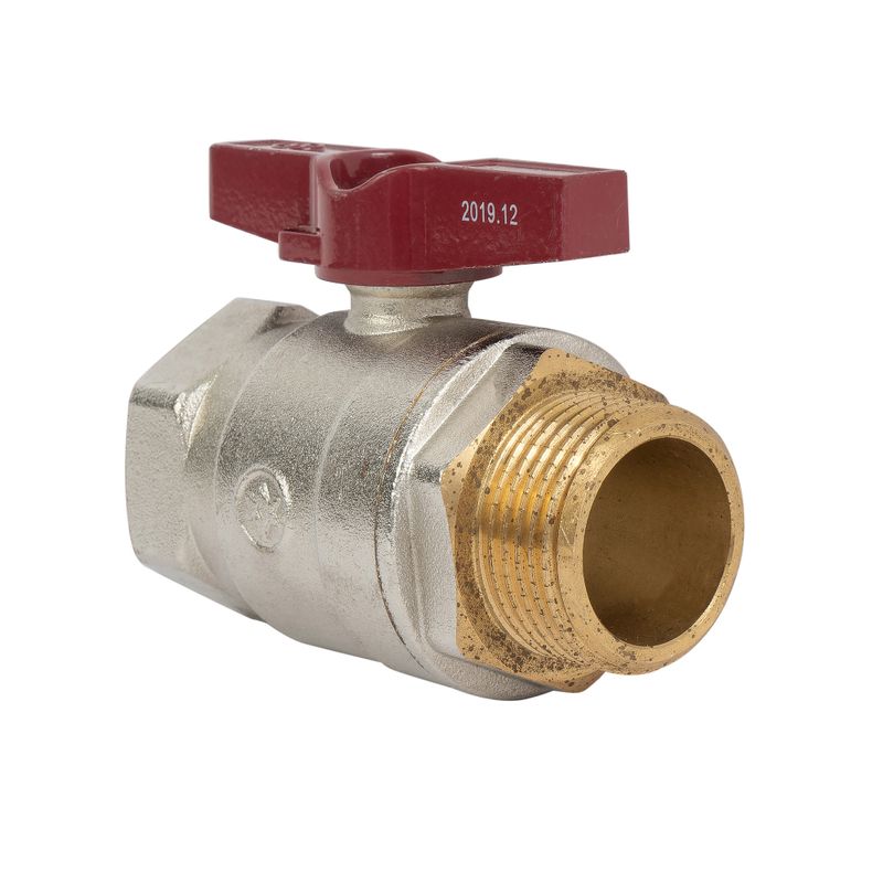 Кран шаровый НР-ВР 1\" (бабочка) Miraya | Водоснабжение и канализация