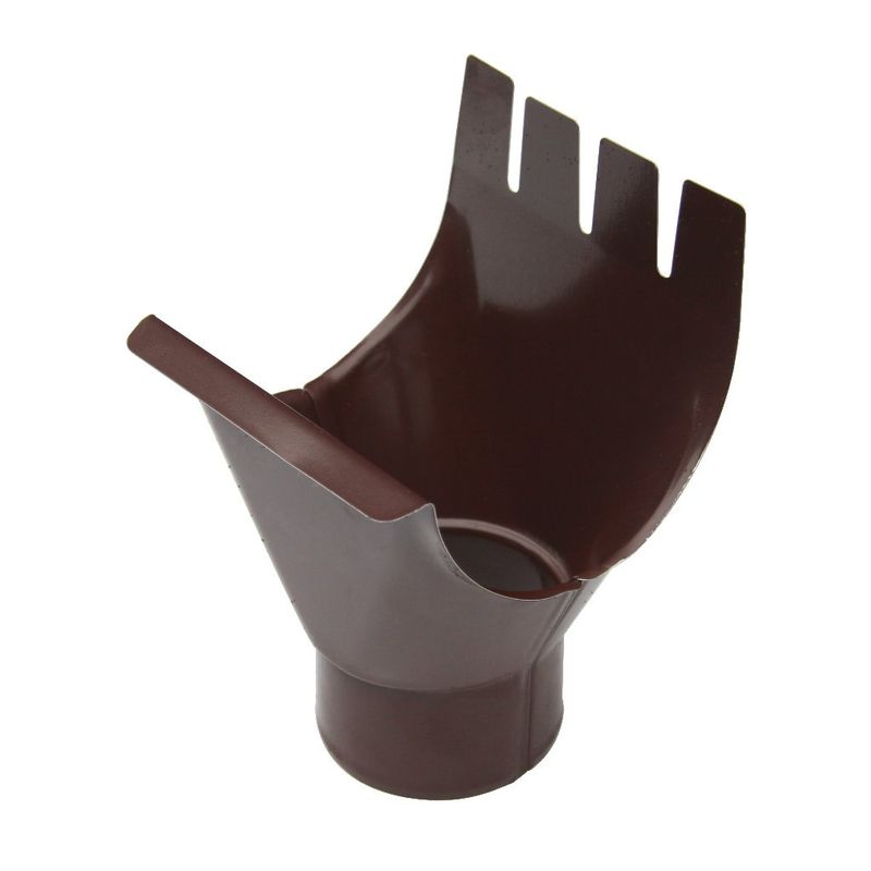 Воронка выпускная Ø125/100 (RAL 8017-0,6) шоколад
