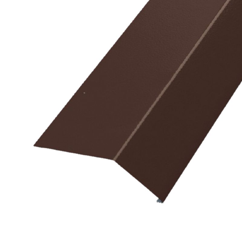 Планка карнизная 100х69х2000 (NormanMP-8017-01-0,5 мм) коричневый шоколад