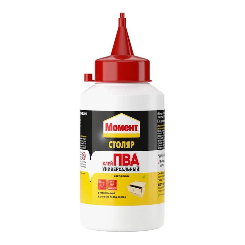 Клей ПВА универсальный Момент Столяр белый 250г