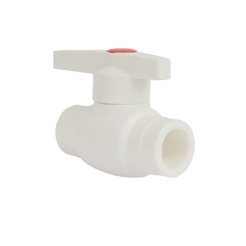 Кран шаровый полипропиленовый 20 с ручкой TEBO полнопроходной ...