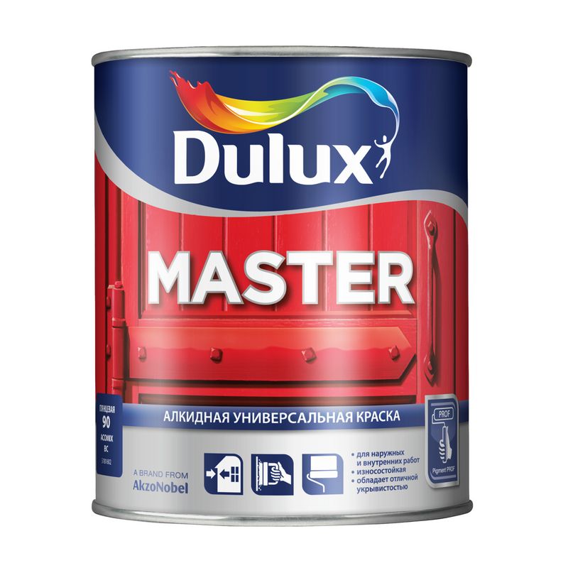 Эмаль Dulux Master 30 база BW 1л