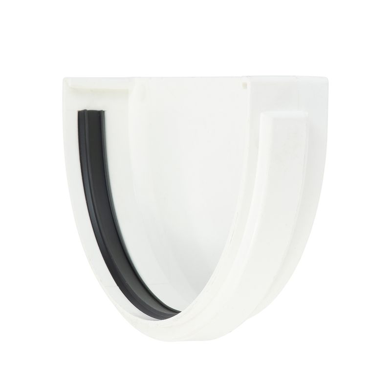 Заглушка желоба Docke Standard 120 мм белая