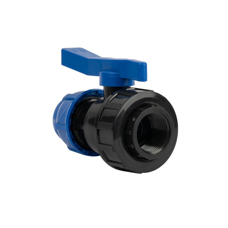 Кран шаровой ПНД компрессионный 32х1\" ВР | Водоснабжение и канализация