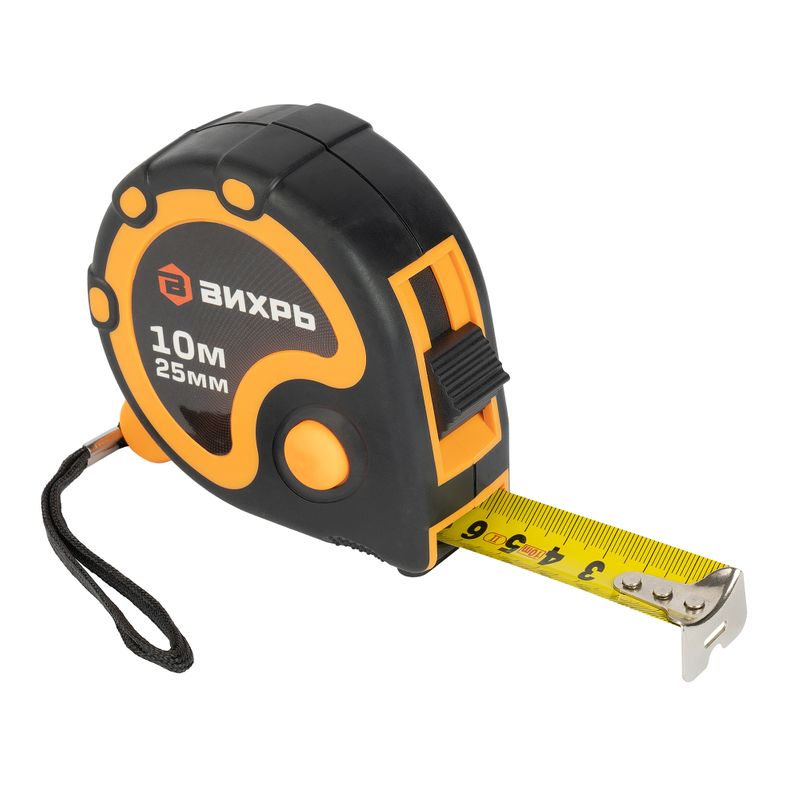 Рулетка 10мх25мм Вихрь