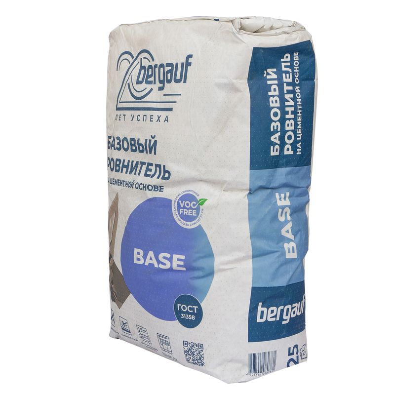 Ровнитель для пола Bergauf Base грубый, 25 кг