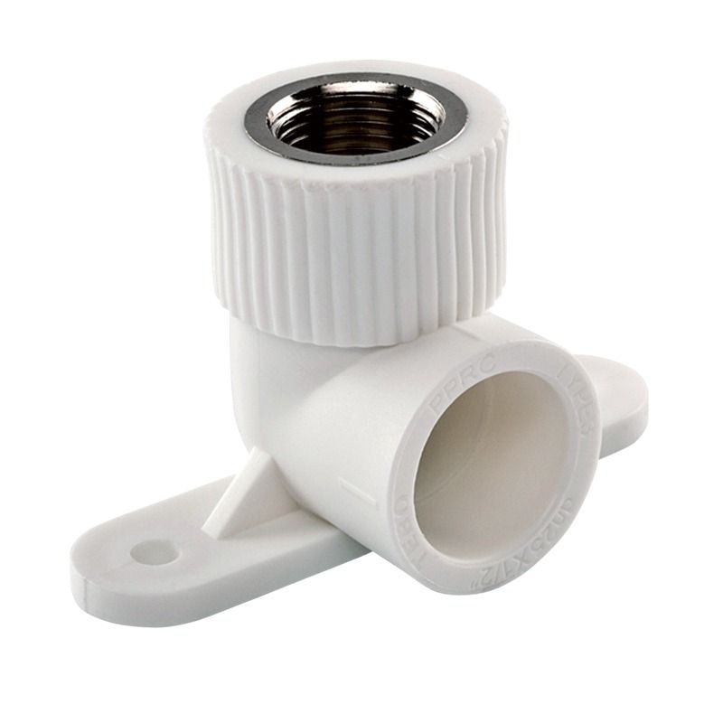 Угольник полипропиленовый 20х1/2" ВР с креплением RTP