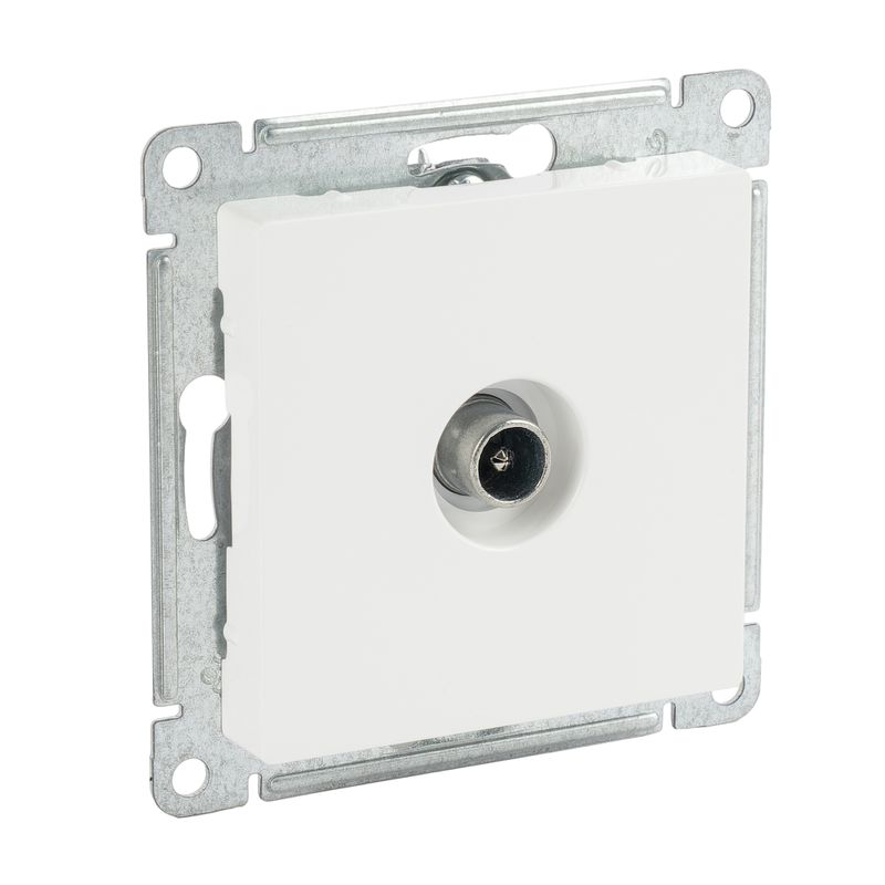 Механизм розетки ТВ оконечный AtlasDesign белый IP20 Systeme Electric