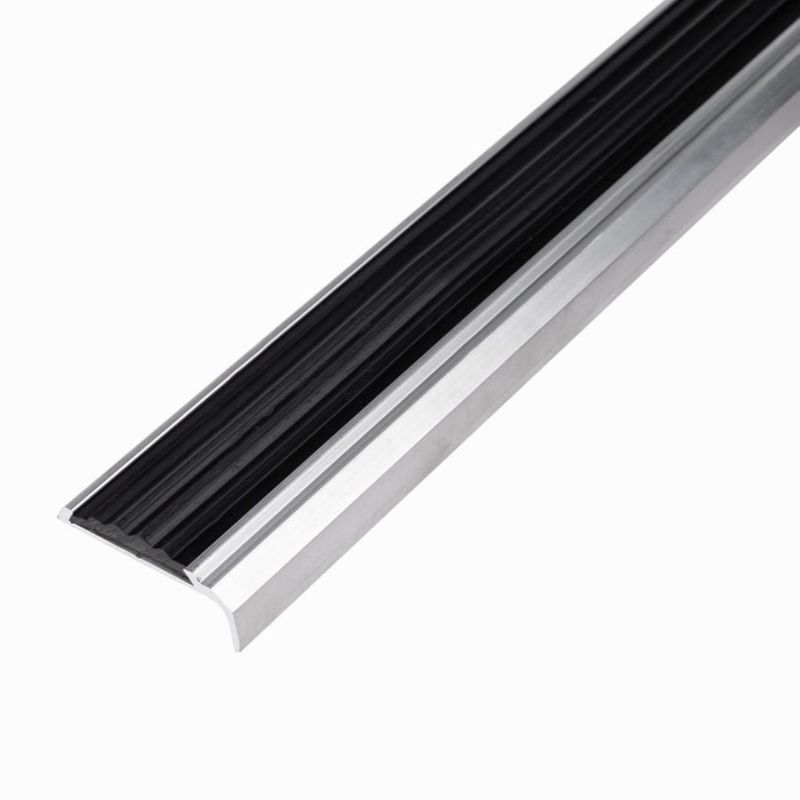 Порожек угловой для ступеней с резиновой вставкой 40х20х1800 мм Русский профиль