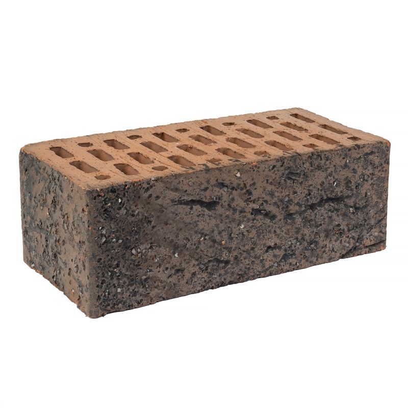 Кирпич облицовочный полуторный пустотелый М125-200 старая бавария блэк Furbau