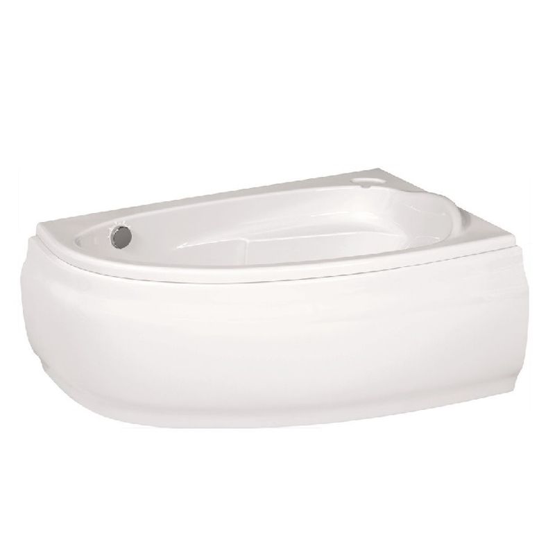 Ванна акриловая Cersanit Joanna 140x90см асимметричная правая