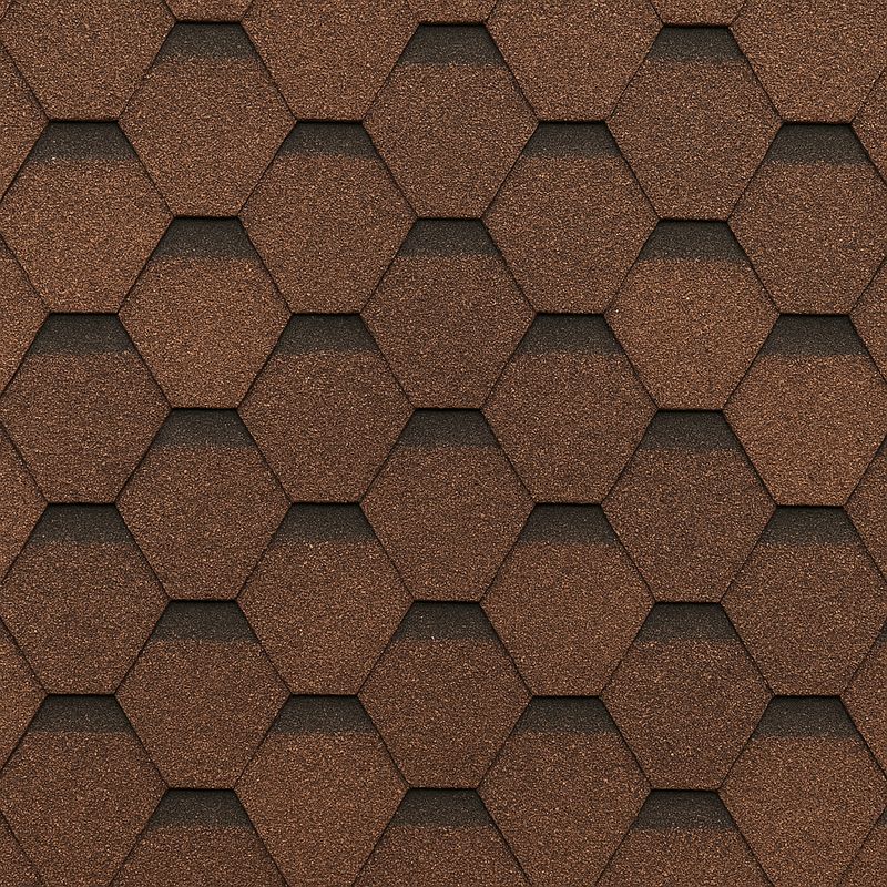 Гибкая черепица ТЕХНОНИКОЛЬ Оптима красный 3 м²