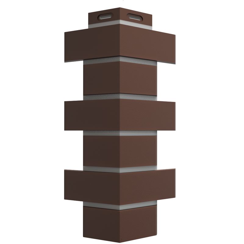 Угол наружный Docke Флемиш 174х174х420мм коричневый
