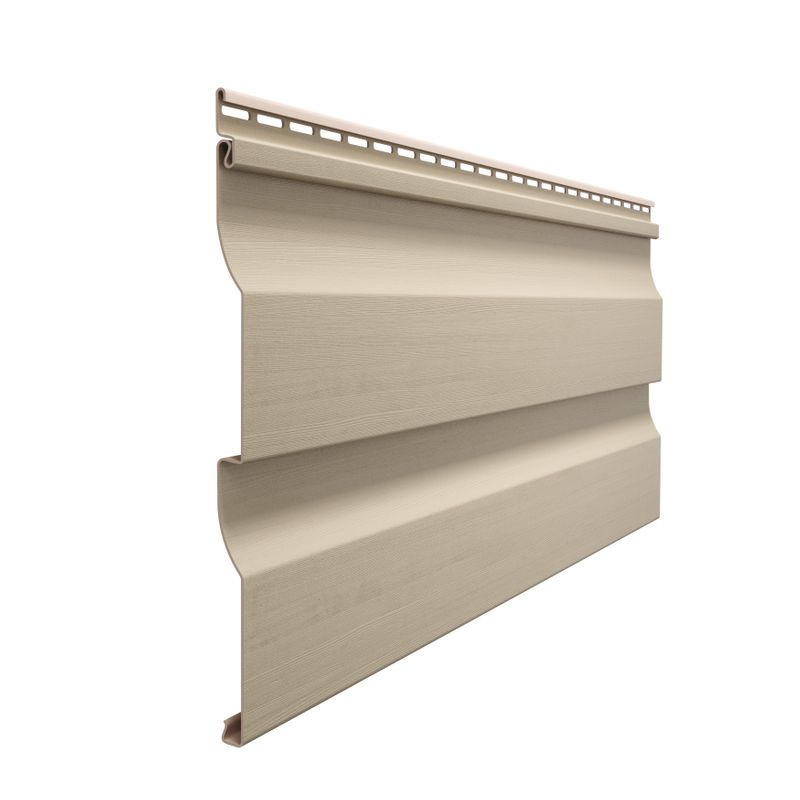 Сайдинг виниловый Docke Premium Корабельный брус 1,1х232мм крем-брюле 3,6м