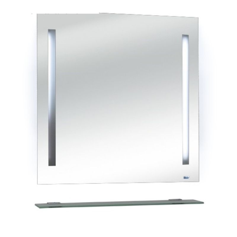 Зеркало с подсветкой Калипсо 2-60 с мат.стекл.,полочкой