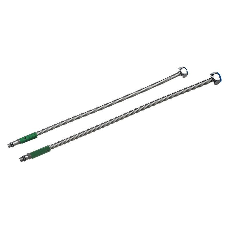 Подводка гибкая из гофрированной нержавеющей трубы для смесителя 40 см Lavita 2 шт